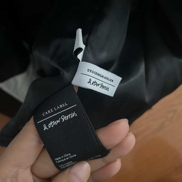 & Other Stories Black and White Jacket - Picture 4 of 5